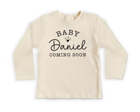 Personalized Announcement Baby Bodysuit