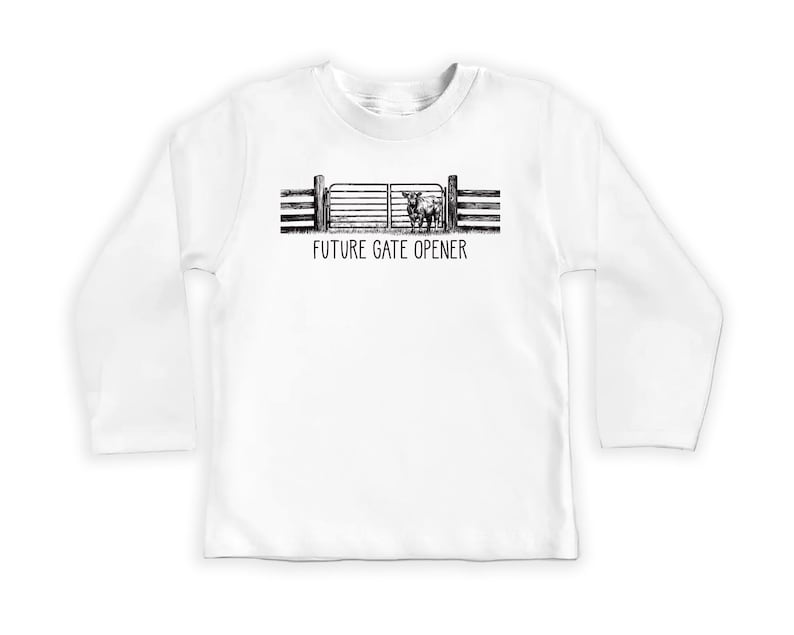 Future Gate Opener Baby Sweatshirt, Cute Country Baby Outfit