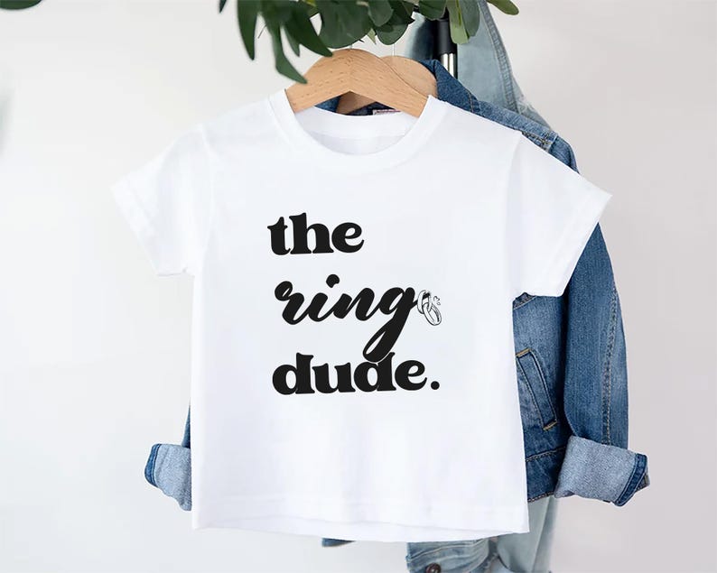 The Ring Dude Baby Bodysuit, Bridal Party Outfit