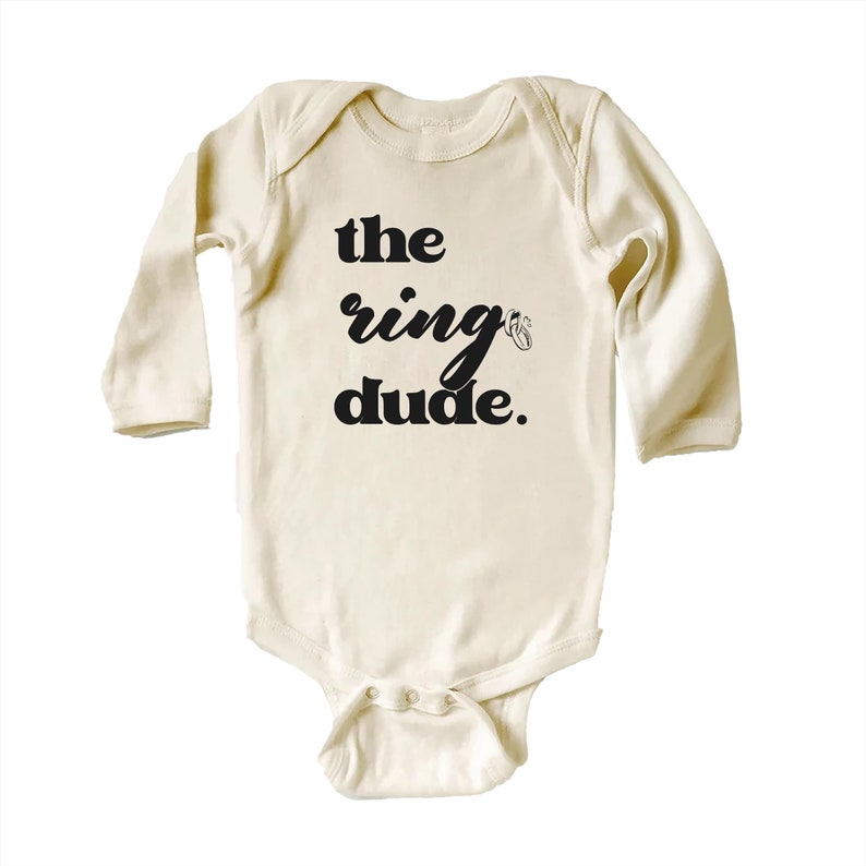 The Ring Dude Baby Bodysuit, Bridal Party Outfit