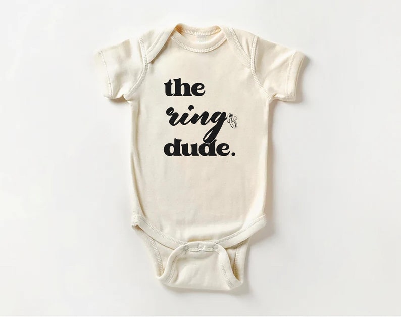 The Ring Dude Baby Bodysuit, Bridal Party Outfit