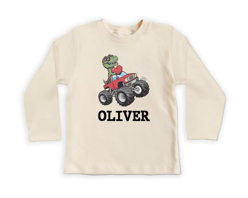 Personalized Dino Valentine Baby Shirt, Cute Dinosaur Kids Gift