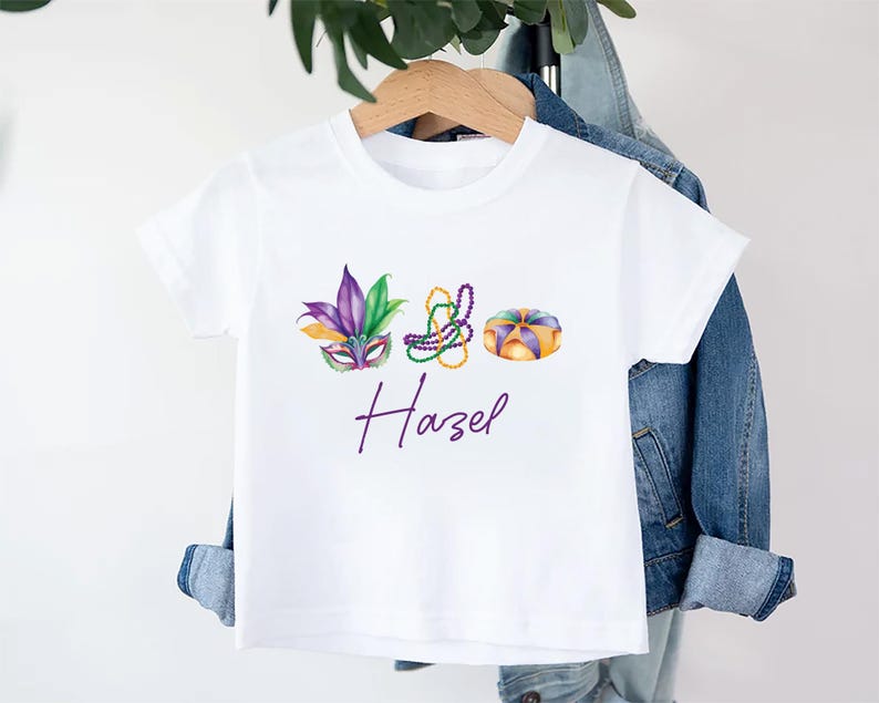 Mardi Gras Baby Sweatshirt, Adorable Mardi Gras Parade Outfit for Boys and Girls