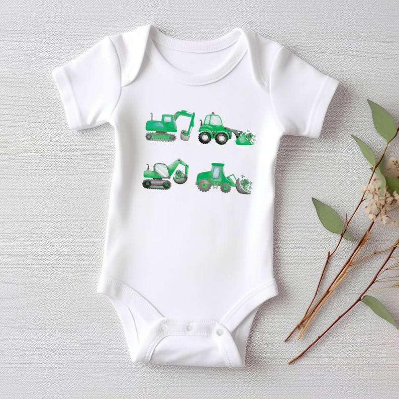 St. Patrick's Day Truck Baby Shirt, First St. Patrick's Day Gift