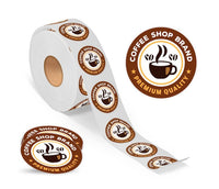 Labels on Roll, Premium Gloss Waterproof Labels