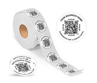 Labels on Roll, Premium Gloss Waterproof Labels