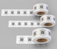 Labels on Roll, Premium Gloss Waterproof Labels