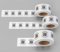 Labels on Roll, Premium Gloss Waterproof Labels
