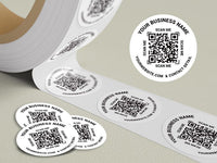 Labels on Roll, Premium Gloss Waterproof Labels