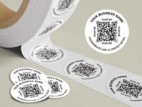 Labels on Roll, Premium Gloss Waterproof Labels