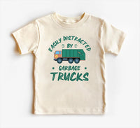 Garbage Truck Baby Sweatshirt, Funny Truck Driver Birthday Gift for Boys and Girls