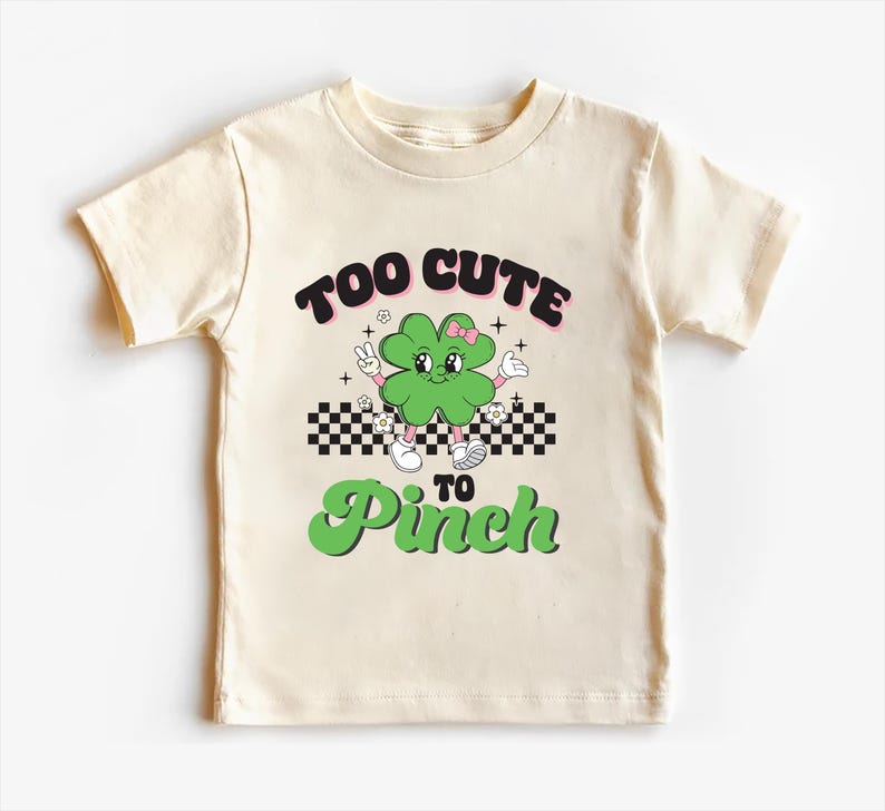 Too Cute to Pinch Baby Sweatshirt, St. Patrick's Day Baby Outfit