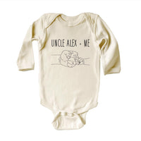Custom Uncle + Me Baby Bodysuit, Adorable Gift for Nephew | Niece