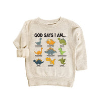 God Says I Am Handsome Baby Shirt, Inspirational Kids Outfit