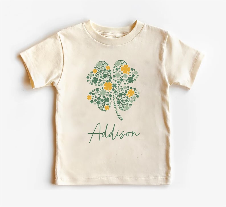 Personalized St Patrick's Day Baby Shirt, Adorable Irish Outfit