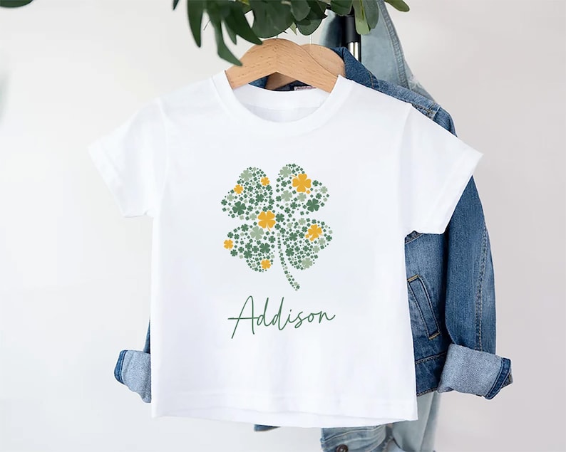 Personalized St Patrick's Day Baby Shirt, Adorable Irish Outfit