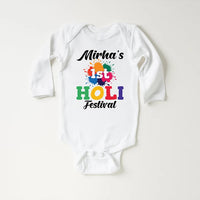 My 1st Holi Baby Bodysuit, Holi Hai Festival Outfit