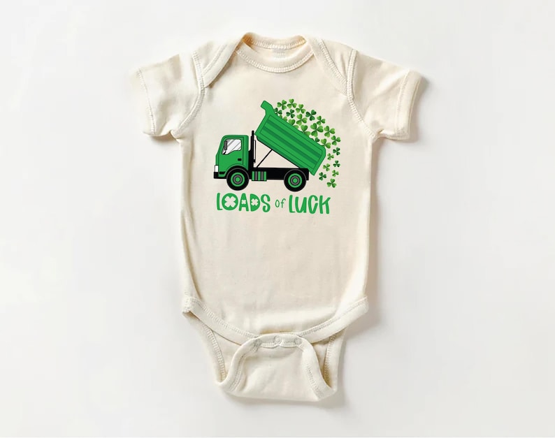 Loads of Luck Baby Bodysuit, Irish Holiday Gift