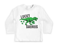 Lucky Saurus St. Patrick's Day Baby Sweatshirt , Saint Patrick’s Day Gift