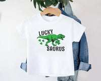 Lucky Saurus St. Patrick's Day Baby Sweatshirt , Saint Patrick’s Day Gift