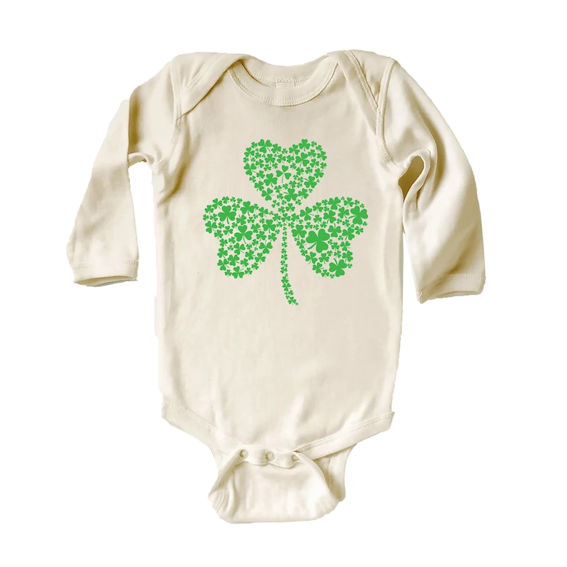 Irish Shamrock St Patrick's Day Baby Shirt, Irish Pride St Patrick's Day Outfit