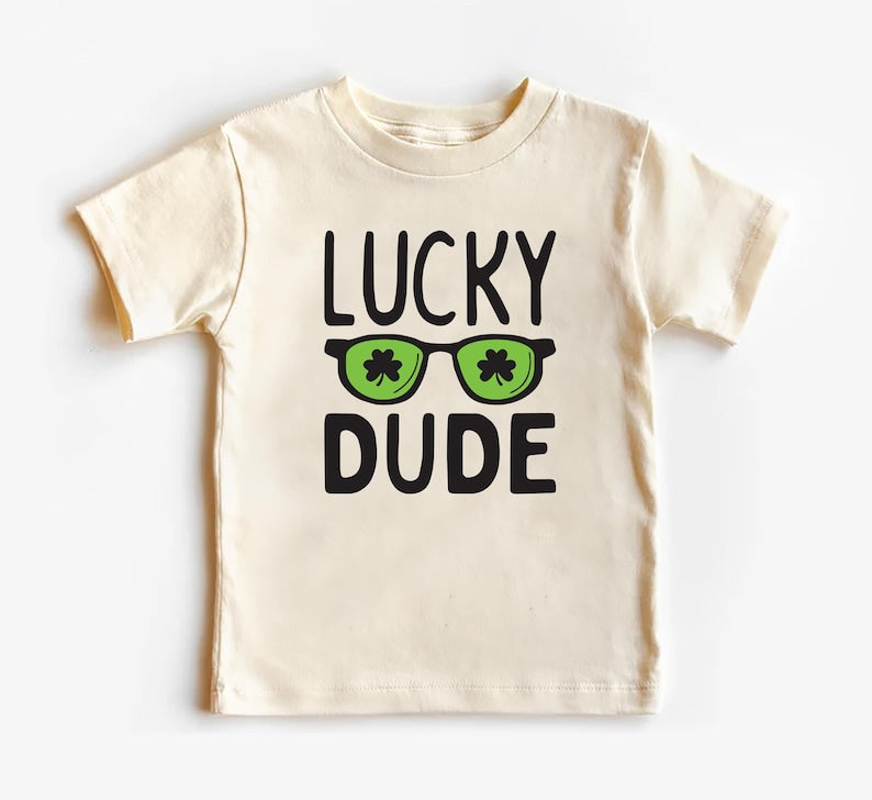 Lucky Dude St. Patrick's Day Baby Sweatshirt, Fun St. Paddy's Gift