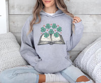 St. Patrick's Day Book Lover Hoodie, Book Gift