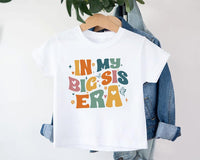 Big Sister Baby Shirt, Big Sister Crew Neck, Adorable Gift for Girls