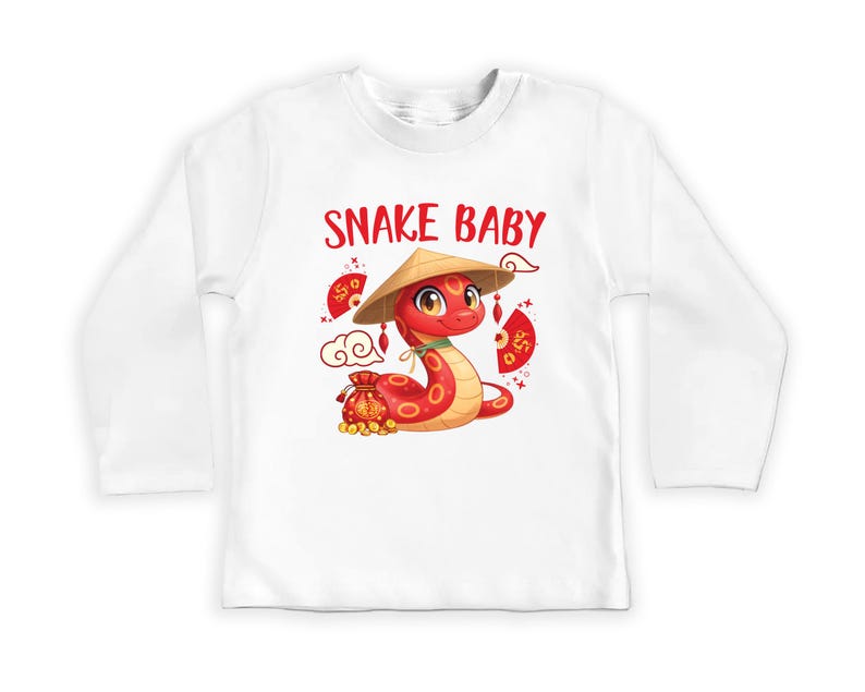 Happy New Year of The Snake Baby Sweatshirt