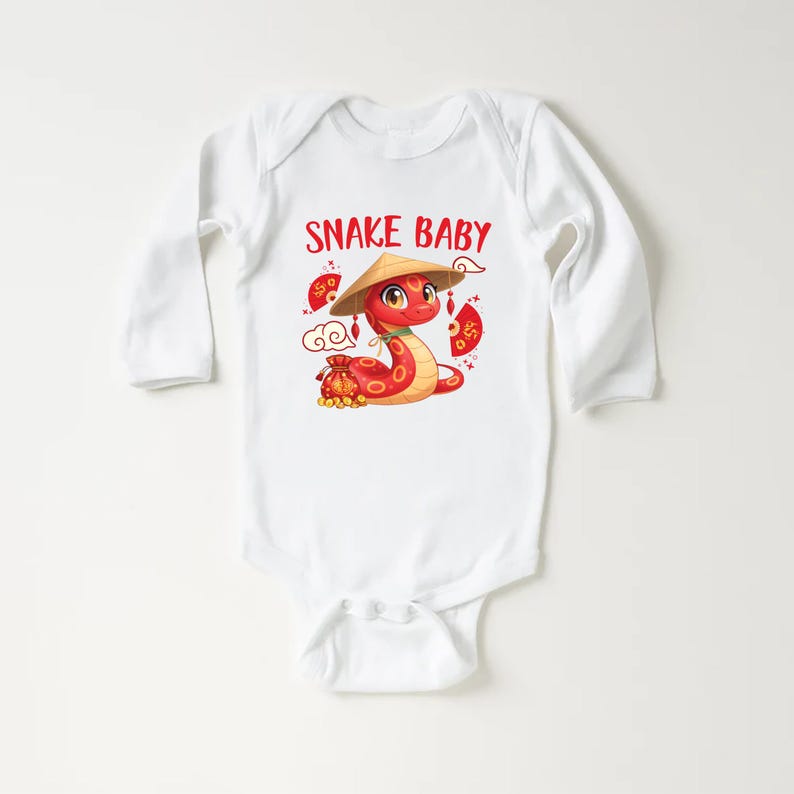 Happy New Year of The Snake Baby Sweatshirt
