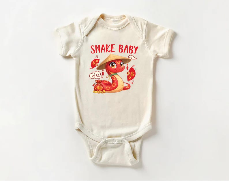 Happy New Year of The Snake Baby Sweatshirt