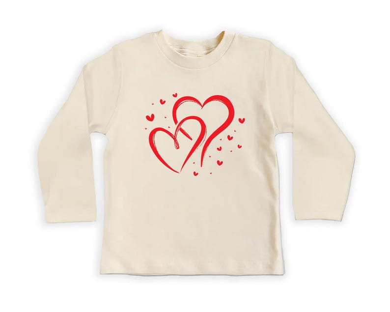 Valentine's Day Baby Bodysuit, Love Hearts Baby Outfit