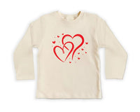Valentine's Day Baby Bodysuit, Love Hearts Baby Outfit