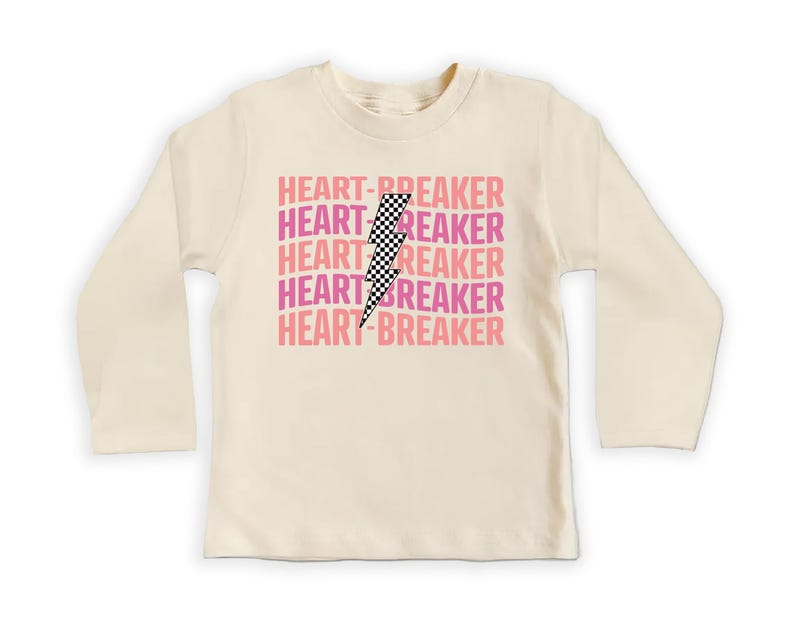 Heart Breaker Baby Sweatshirt, Valentine's Day Kids Outfit
