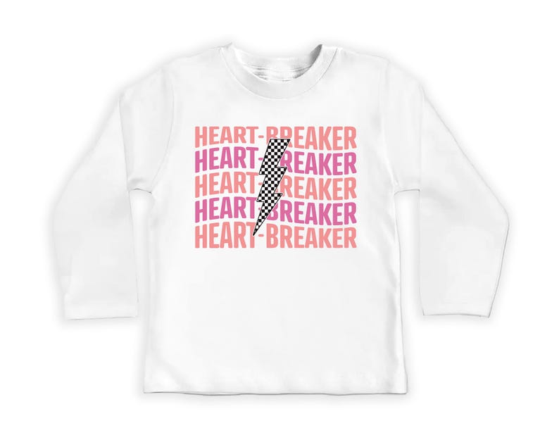Heart Breaker Baby Sweatshirt, Valentine's Day Kids Outfit