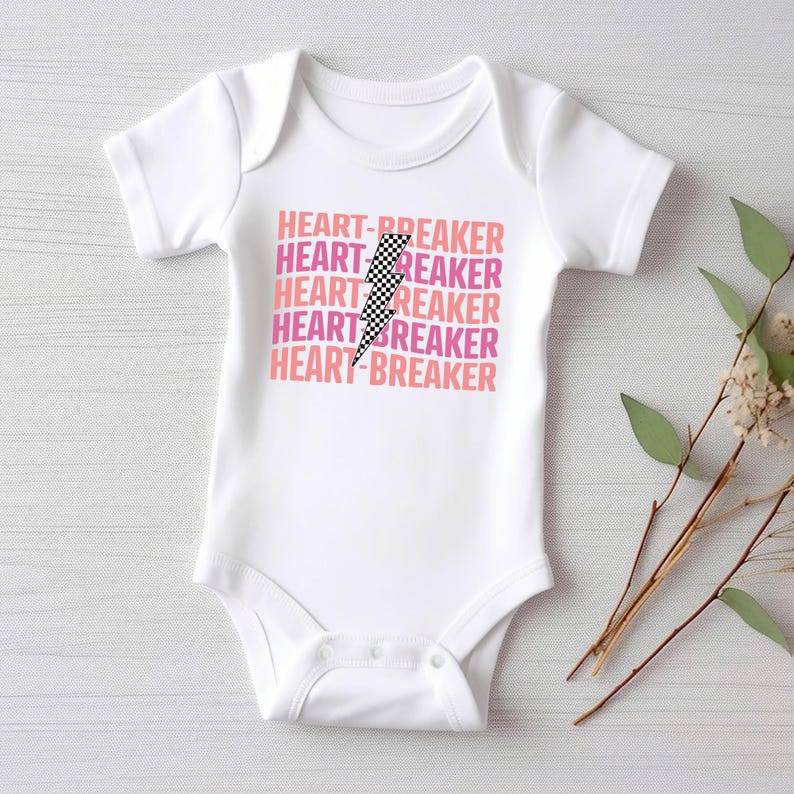 Heart Breaker Baby Sweatshirt, Valentine's Day Kids Outfit