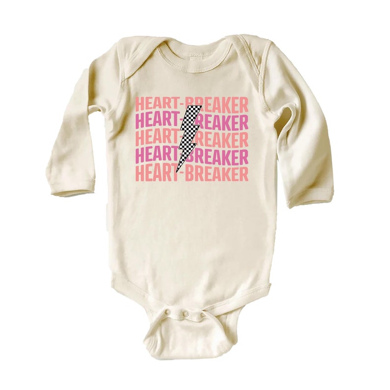 Heart Breaker Baby Sweatshirt, Valentine's Day Kids Outfit