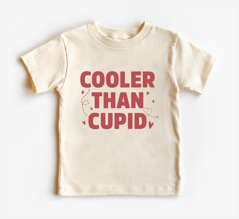 Cooler Than Cupid Baby Sweatshirt, Cute Valentine Day Kids Outfit