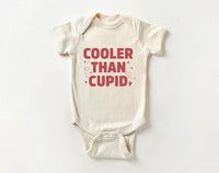 Cooler Than Cupid Baby Sweatshirt, Cute Valentine Day Kids Outfit