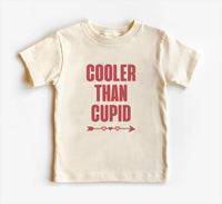 Cooler Than Cupid Baby Shirt, Cute Valentine Day Kids Outfit