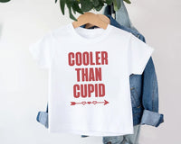Cooler Than Cupid Baby Shirt, Cute Valentine Day Kids Outfit