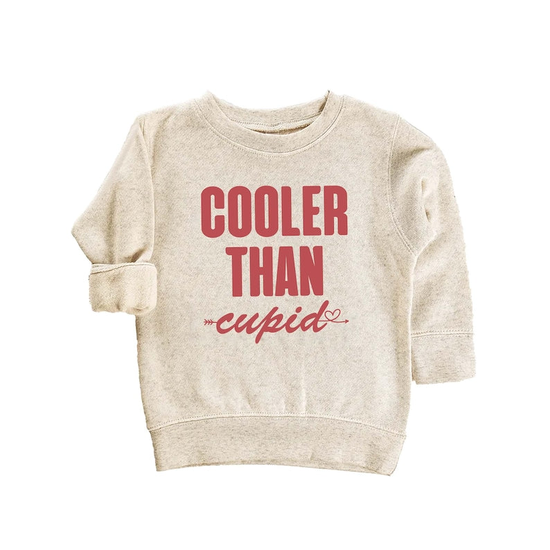 Cooler Than Cupid Baby Bodysuit, Cute Valentine Day Kids Outfit