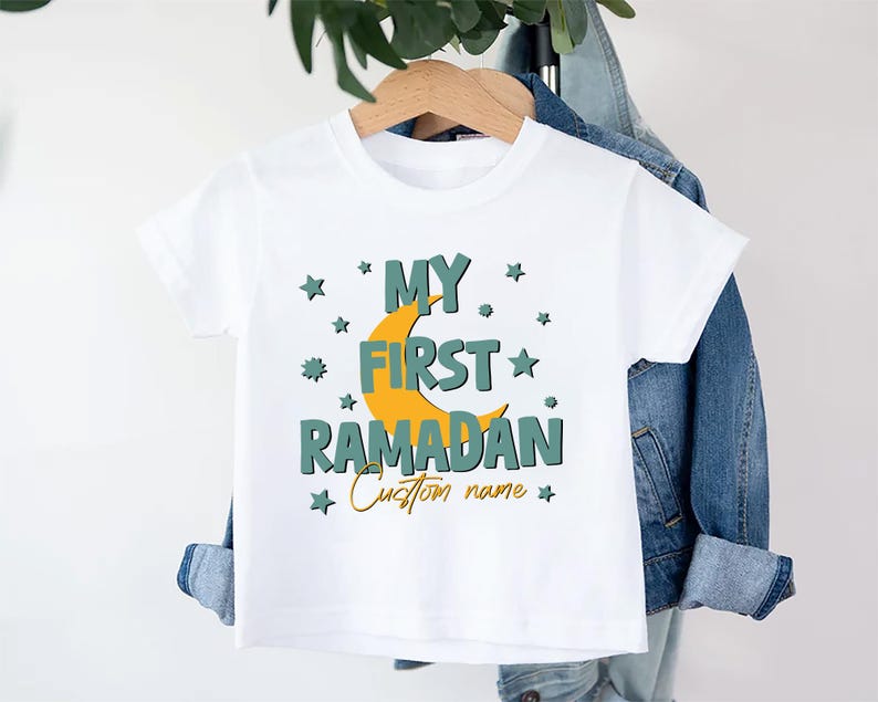 Custom First Ramadan Baby Sweatshirt, Muslim Baby Gift