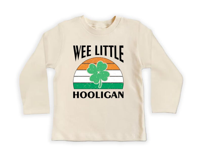 Wee Little Hooligan St. Patrick's Day Baby Sweatshirt