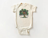 Mardi Gras Bead Tree Baby Sweatshirt, Mardi Gras Festival Gift