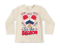 4th of July Baby Baby Shirt, Fireworks Ice Cream Baby Outfit