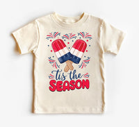 4th of July Baby Baby Shirt, Fireworks Ice Cream Baby Outfit