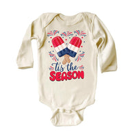 4th of July Baby Baby Shirt, Fireworks Ice Cream Baby Outfit