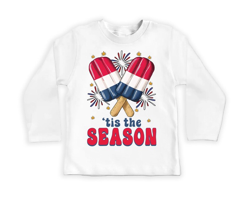 4th of July Baby Baby Shirt, Fireworks Ice Cream Baby Outfit