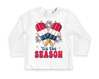 4th of July Baby Baby Shirt, Fireworks Ice Cream Baby Outfit